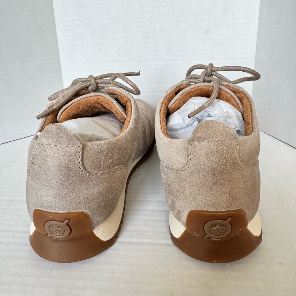 NIB Born Lynn Sneakers Size 7 Cream Distressed Suede Retro Arch Support Shoes - Picture 9 of 15